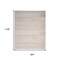Edge Collections - 8' X 10' - White - Modern Washable Area Rug for Stylish Home Décor - 1 Piece
